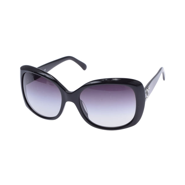 CHANEL Chanel Coco Mark Black RAP5060AB Ladies Sunglasses B Rank used Ginzo