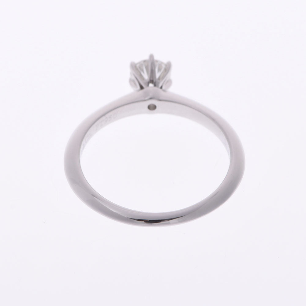 ティファニーソリティア ダイヤ0.36ct I-VVS2-3EX レディース Pt950