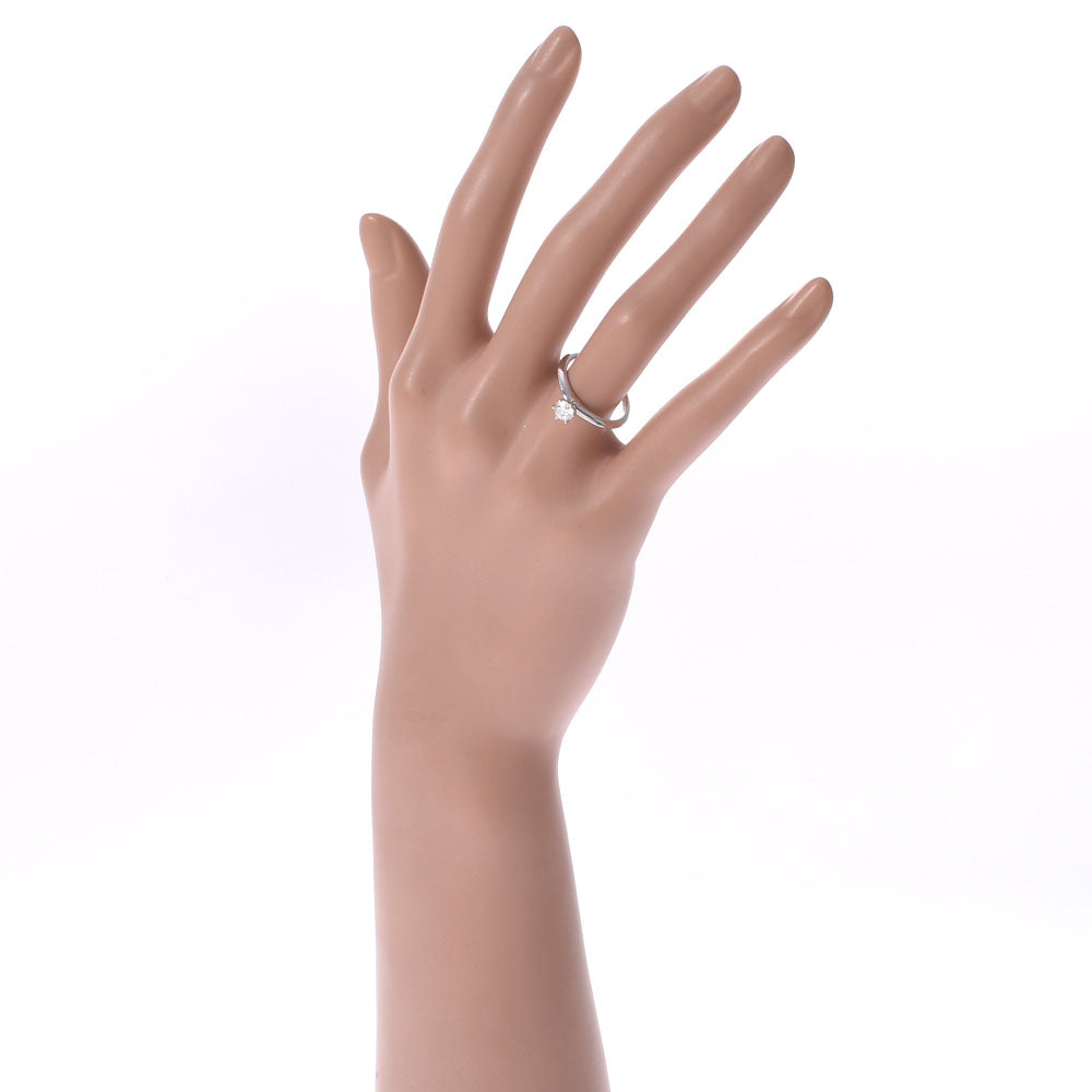 ティファニーソリティア ダイヤ0.36ct I-VVS2-3EX レディース Pt950