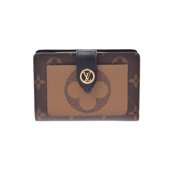 LOUIS VUITTON Louis Vuitton Monogram Reverse Portofoille Juliet Brown M69432 Ladies Monogram Canvas Bi -fold Wallet A Rank Used Ginzo