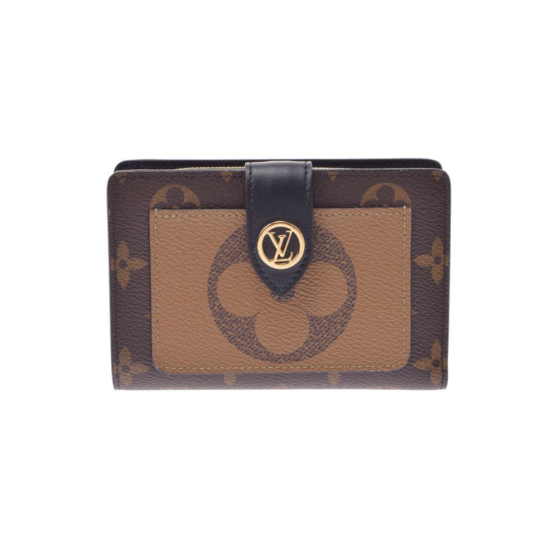 LOUIS VUITTON Louis Vuitton Monogram Reverse Portofoille Juliet Brown M69432 Ladies Monogram Canvas Bi -fold Wallet A Rank Used Ginzo