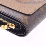 LOUIS VUITTON Louis Vuitton Monogram Reverse Portofoille Juliet Brown M69432 Ladies Monogram Canvas Bi -fold Wallet A Rank Used Ginzo