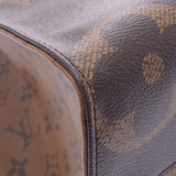 路易威登（Louis Vuitton）路易·威登（Louis Vuitton）会标反向GO MM 2Way Brown M45321女uSEX会标帆布手提袋AB级使用Ginzo