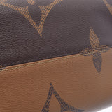 LOUIS VUITTON Louis Vuitton Monogram Reverse on the Go MM 2way Brown M45321 Unisex Monogram Canvas Tote Bag AB Rank Used Ginzo