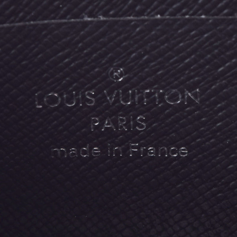 LOUIS VUITTON Louis Vuitton Monogram Eclipse Porto Monjur Black/Gray M63536 Men's Monogram Canvas Coin Case AB Rank Used Ginzo