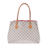 LOUIS VUITTON Louis Vuitton Damier Azur Calvi White N41449 Ladies Dami Air Zuzur Canvas Tote Bag B Rank Used Ginzo