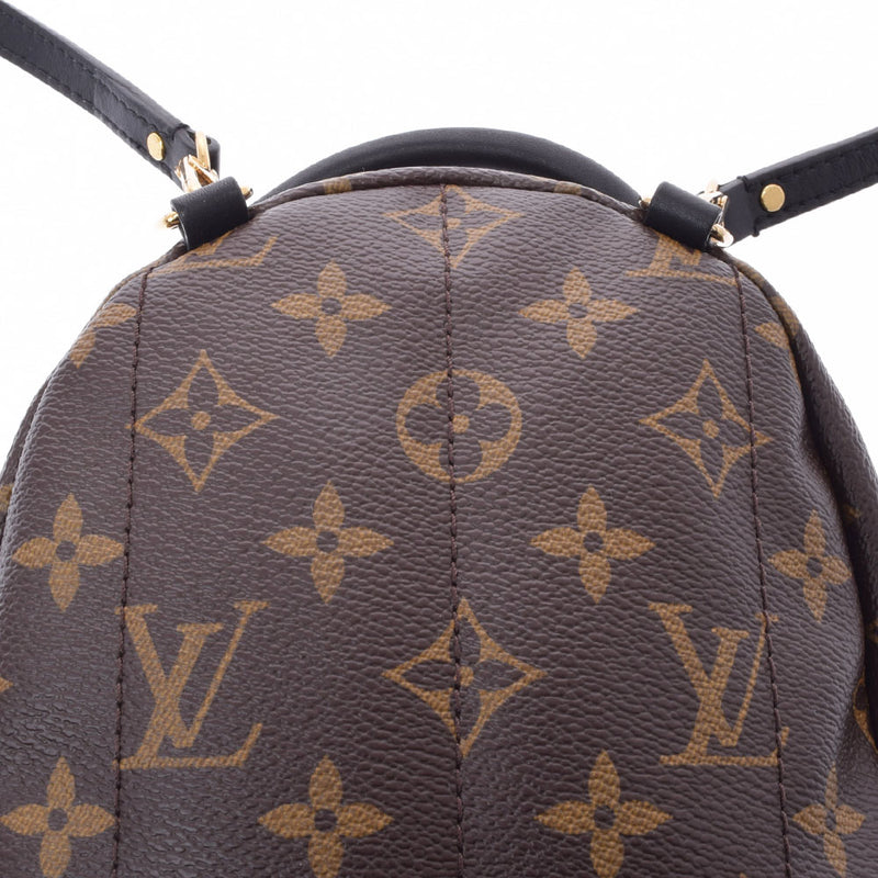 LOUIS VUITTON Louis Vuitton Monogram Palm Springs Backpack MINI World Tour Brown M444873 Ladies Buck Daypack A Rank used Ginzo