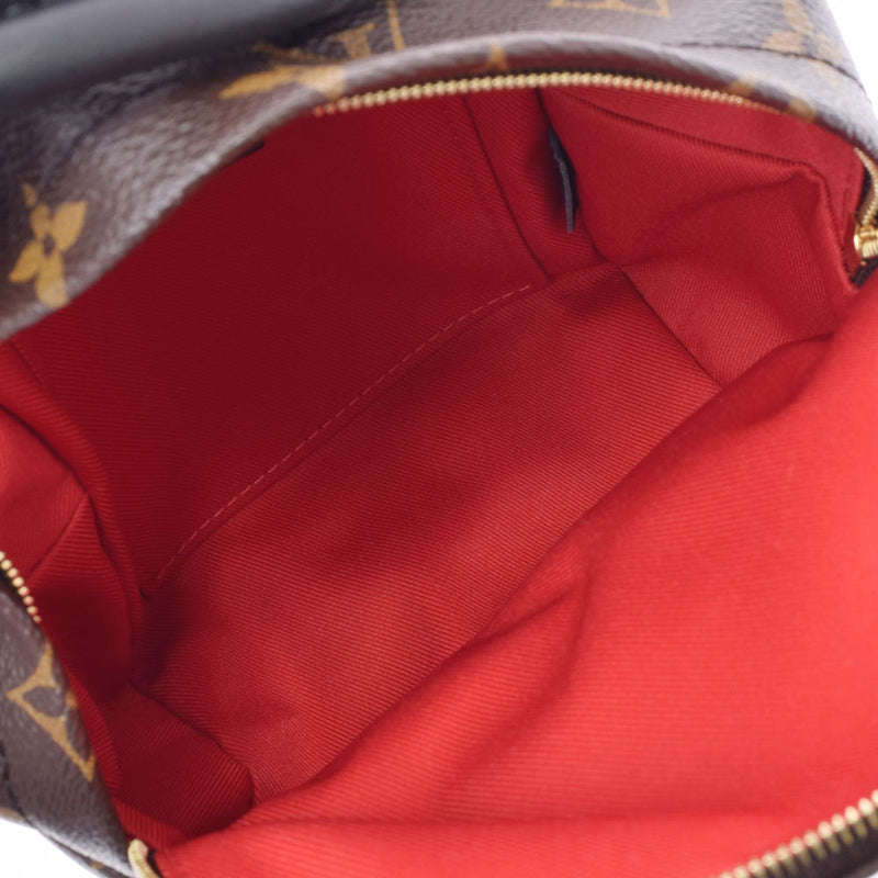 路易威顿路易斯·维顿（Louis Vuitton）路易威顿（Louis Vuitton）会标棕榈泉背包迷你世界巡回赛棕色M4444873女士Buck Daypack A级使用Ginzo