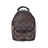 LOUIS VUITTON Louis Vuitton Monogram Palm Springs Backpack MINI World Tour Brown M444873 Ladies Buck Daypack A Rank used Ginzo