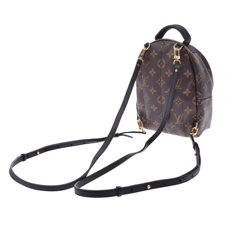 LOUIS VUITTON Louis Vuitton Monogram Palm Springs Backpack MINI World Tour Brown M444873 Ladies Buck Daypack A Rank used Ginzo