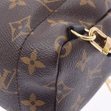 LOUIS VUITTON Louis Vuitton Monogram Palm Springs Backpack MINI World Tour Brown M444873 Ladies Buck Daypack A Rank used Ginzo