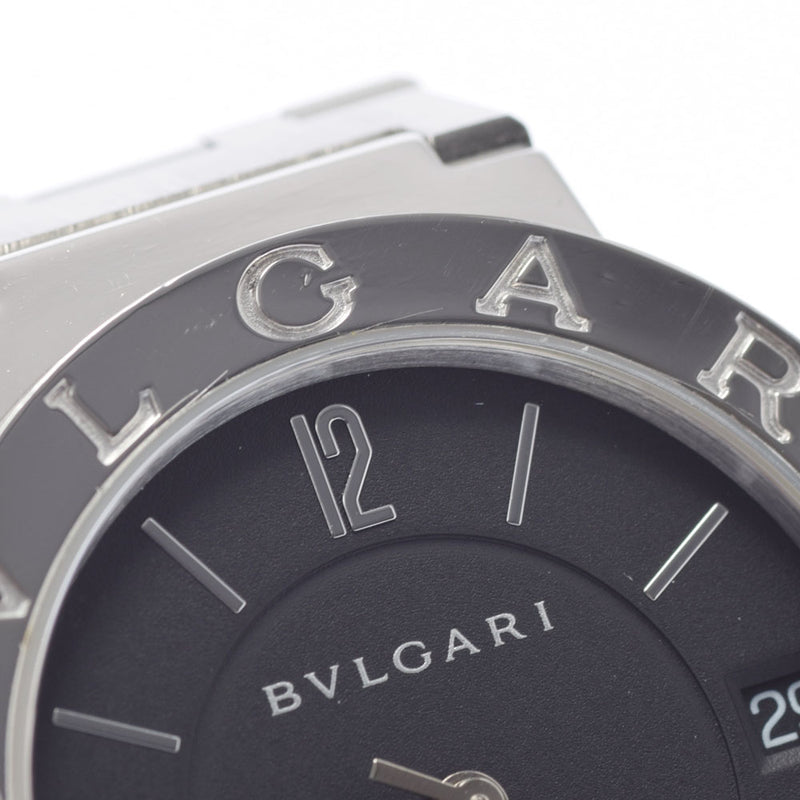 BVLGARI ブルガリ ブルガリブルガリ33 BB33SS ボーイズ SS 腕時計 自動巻き 黒文字盤 Aランク 中古 銀蔵