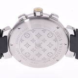 LOUIS VUITTON Louis Vuitton Tambour Chrono Lovely Cup Q11BA Men's SS/Rubber Watch Quartz White Shell Dial A Rank used Ginzo