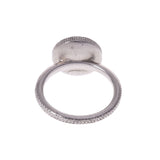 CHANEL Chanel Coco Mark Pearl Ring 18 Years Silver 12 Ladies Fake Pearl/Rinstone Ring/Ring AB Rank Used Ginzo