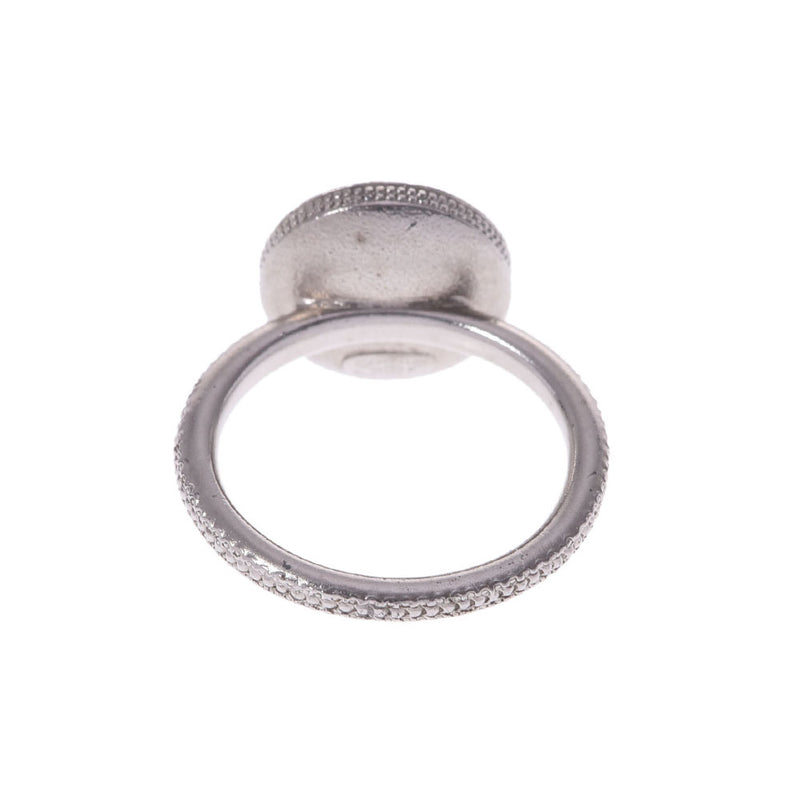 CHANEL Chanel Coco Mark Pearl Ring 18 Years Silver 12 Ladies Fake Pearl/Rinstone Ring/Ring AB Rank Used Ginzo