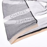 香奈儿香奈儿（Chanel Chanel）条纹daiki/白人女士丝绸60％/棉34％/羊绒6％摊位AB等级使用Ginzo