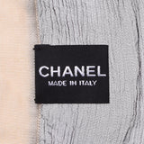 香奈儿香奈儿（Chanel Chanel）条纹daiki/白人女士丝绸60％/棉34％/羊绒6％摊位AB等级使用Ginzo