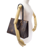 LOUIS VUITTON Louis Vuitton Monogram Reverse on the Go MM 2WAY Brown M45321 Unisex Monogram Canvas Tote Bag New Used Ginzo