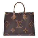 LOUIS VUITTON Louis Vuitton Monogram Reverse on the Go MM 2WAY Brown M45321 Unisex Monogram Canvas Tote Bag New Used Ginzo