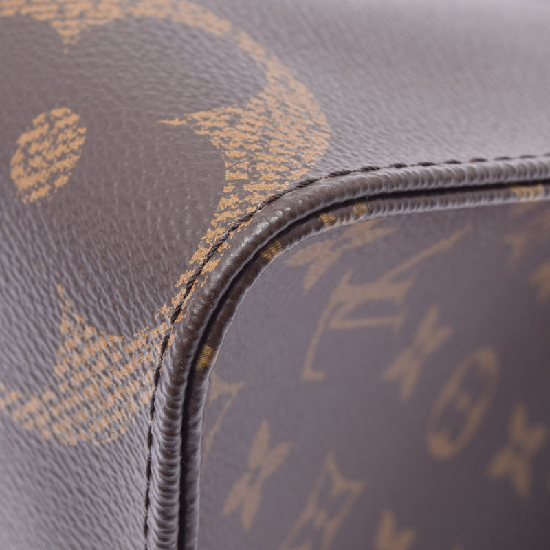 LOUIS VUITTON ルイヴィトン モノグラム リバース オンザゴーMM 2WAY ブラウン M45321 ユニセックス モノグラムキャンバス トートバッグ 新同 中古 銀蔵