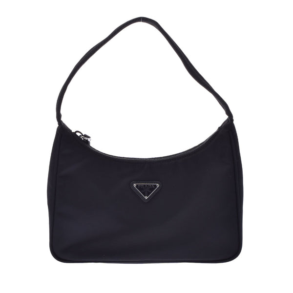 PRADA Prada Mini Bag Black 1NE515 Ladies Nylon Leather Handbag A Rank used Ginzo