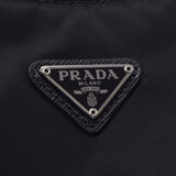 Prada Prada Mini Bag Black 1NE515女士尼龙皮革手提包A级使用Ginzo