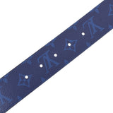 LOUIS VUITTON ルイヴィトン パシフィック サンチュール リヴェルソ ポップアップストア限定 ブラウン/ブルー シルバー金具 MP035 メンズ ベルト 未使用 銀蔵