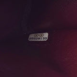 CHANEL Chanel Matrasse Chain Shoulder W Flap 25.5cm Black Gold Bracket Ladies Ram Skin Shoulder Bag A Rank used Ginzo