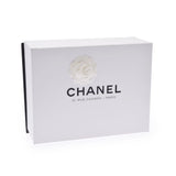 CHANEL Chanel Matrasse Chain Shoulder W Flap 25.5cm Black Gold Bracket Ladies Ram Skin Shoulder Bag A Rank used Ginzo