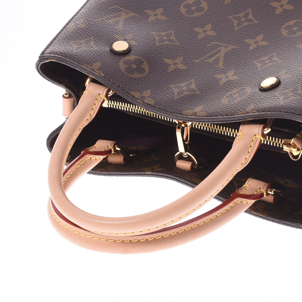 ルイヴィトン M41055 ショルダーバッグ ブラウン  LOUIS VUITTON ハンドバッグ モノグラム ルイ ヴィトン モノグラム モンテーニュ BB 2WAY ブラウン M41055