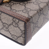 GUCCI Gucci Hose Bit 1955 Mini Bag Beige Gold Gold Bracket 625615 Ladies GG Sprem Canvas Shoulder Bag AB Rank Used Ginzo