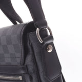 LOUIS VUITTON Louis Vuitton Damier Graphit Daniel MM Black/Gray N58029 Men's Damier Graphit Canvas Shoulder Bag B Rank used Ginzo