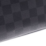 LOUIS VUITTON Louis Vuitton Damier Graphit Daniel MM Black/Gray N58029 Men's Damier Graphit Canvas Shoulder Bag B Rank used Ginzo