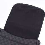 LOUIS VUITTON Louis Vuitton Damier Graphit Daniel MM Black/Gray N58029 Men's Damier Graphit Canvas Shoulder Bag B Rank used Ginzo