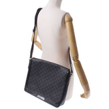 LOUIS VUITTON Louis Vuitton Damier Graphit Daniel MM Black/Gray N58029 Men's Damier Graphit Canvas Shoulder Bag B Rank used Ginzo