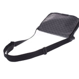 LOUIS VUITTON Louis Vuitton Damier Graphit Daniel MM Black/Gray N58029 Men's Damier Graphit Canvas Shoulder Bag B Rank used Ginzo