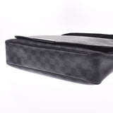 LOUIS VUITTON Louis Vuitton Damier Graphit Daniel MM Black/Gray N58029 Men's Damier Graphit Canvas Shoulder Bag B Rank used Ginzo