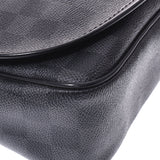 LOUIS VUITTON Louis Vuitton Damier Graphit Daniel MM Black/Gray N58029 Men's Damier Graphit Canvas Shoulder Bag B Rank used Ginzo