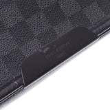 LOUIS VUITTON Louis Vuitton Damier Graphit Daniel MM Black/Gray N58029 Men's Damier Graphit Canvas Shoulder Bag B Rank used Ginzo