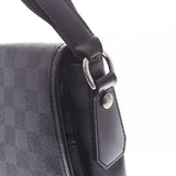 LOUIS VUITTON Louis Vuitton Damier Graphit Daniel MM Black/Gray N58029 Men's Damier Graphit Canvas Shoulder Bag B Rank used Ginzo