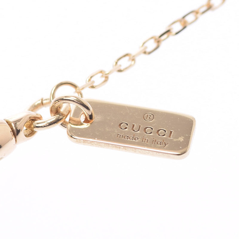 GUCCI Gucci GG Icum Bulms Long Type Ladies K18YG Necklace A Rank used Ginzo
