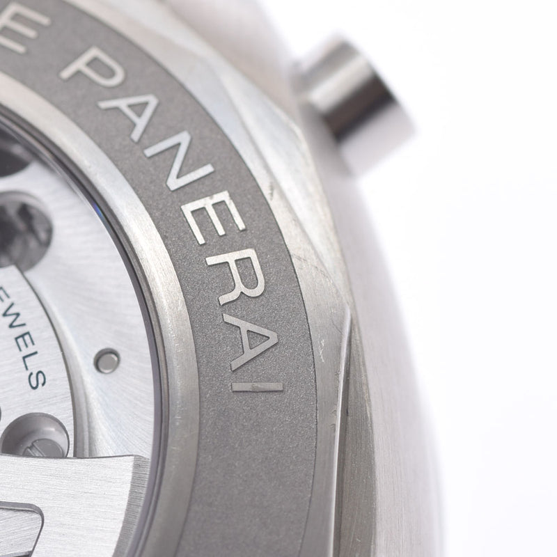 Offine Panerai offine Paneri Paneri Panerai Luminol 1950 Regatta 3天Chrono炸回Titanio PAM00526男士钛/橡胶表手表自动黑色拨号