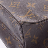 LOUIS VUITTON Louis Vuitton Monogram Sack Plastic Brown M51140 Unisex Monogram Canvas Tote Bag B Rank used Ginzo