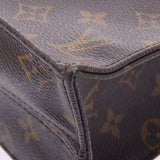 LOUIS VUITTON Louis Vuitton Monogram Sack Plastic Brown M51140 Unisex Monogram Canvas Tote Bag B Rank used Ginzo