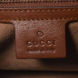 Gucci Gucci GG Sprem 2way小棕色金支架409534女士GG Sprem帆布PVC皮革手提袋A级二手Ginzo