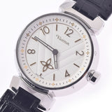 LOUIS VUITTON Louis Vuitton Tambour QA092 Boys SS/Leather Watch Quartz White Dial A Rank used Ginzo