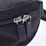 GUCCI Gucci Pouch Outlet Black Silver Bracket 449182 Unisex GG Nylon West Bag Unused Ginzo