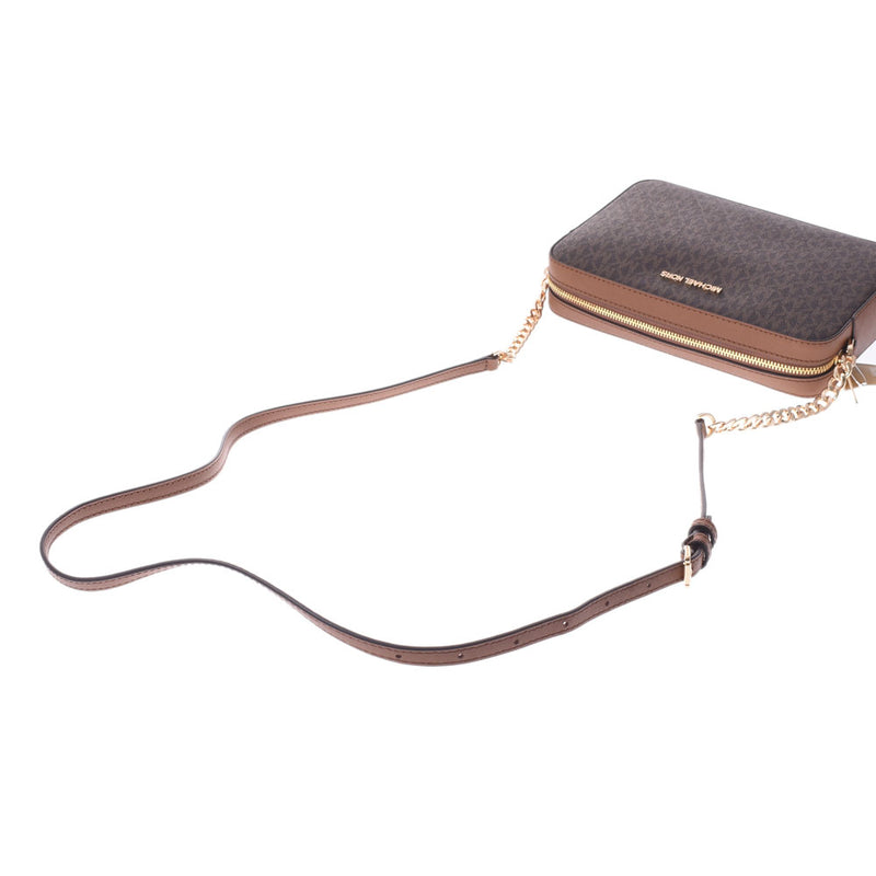 MICHAEL KORS マイケルコース アウトレット ブラウン ゴールド金具 35F8GTTC3B レディース レザー ショルダーバッグ 未使用 銀蔵
