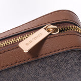MICHAEL KORS Michael Course Outlet Brown Gold Bracket 35F88GTTC3B Ladies Leather Shoulder Bag Unused Ginzo
