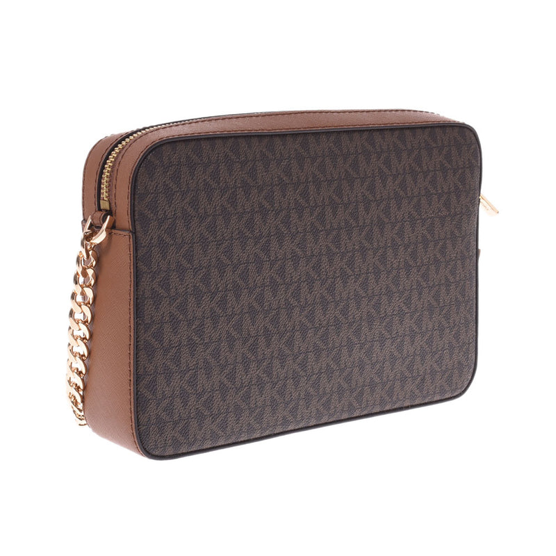 MICHAEL KORS マイケルコース アウトレット 茶 ゴールド金具 35F8GTTC3B レディース PVCレザー ショルダーバッグ 未使用 銀蔵